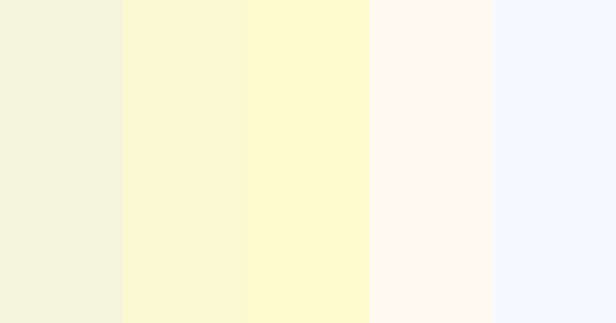 Light Autumn color palette