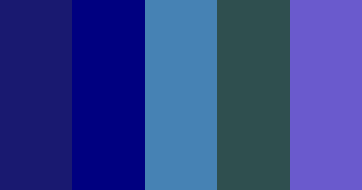 Midnight color palette